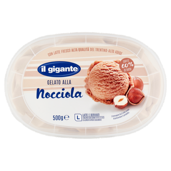IL GIGANTE Gelato alla Nocciola 500 g