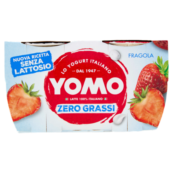 Yomo Zero Grassi Fragola 2 x 125 g