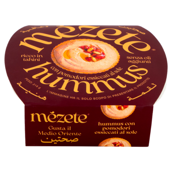 mézete hummus con pomodori essiccati al sole 215 g