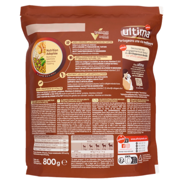 ultima Dog Chihuahua con Pollo 800 g