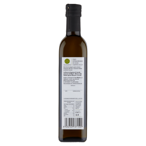 Malandrino terra mare Cilento Olio Extravergine di Oliva Cilento D.O.P. 0,50 L