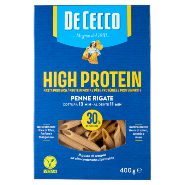 De Cecco High Protein Penne Rigate n° 41 400 g