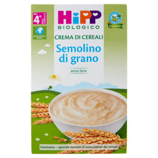 HiPP Biologico Crema di Cereali Semolino di grano 200 g