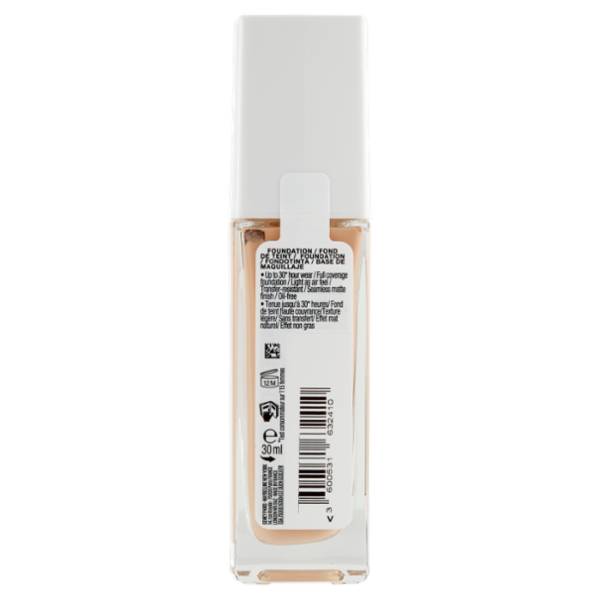 Maybelline New York Fondotinta Liquido SuperStay 30H Active Wear, Nude Beige (21), 30 ml