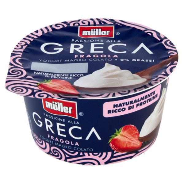 müller Passione alla Greca Yogurt Magro Colato Fragola 150 g