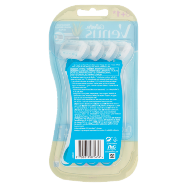 Gillette Rasoio da Donna Usa e Getta Venus Oceana - 3 Rasoi + 1 Gratis = 4 Rasoi