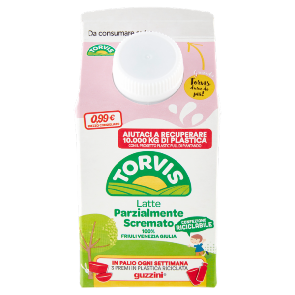 Torvis Latte Parzialmente Scremato 500 ml