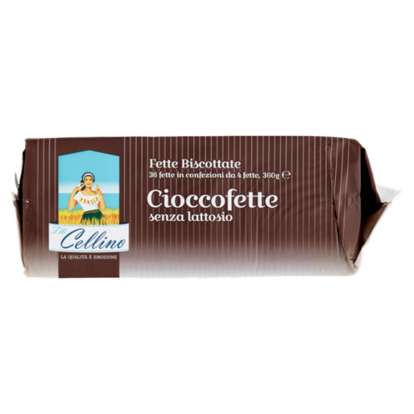 F.lli Cellino Cioccofette senza lattosio Fette Biscottate 360 g