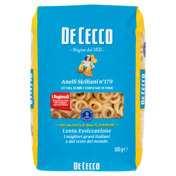 De Cecco Anelli Siciliani n° 179 500 g