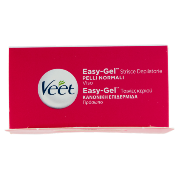 Veet Strisce Depilatorie Donna per il Viso, Pelli Normali, 32 pezzi