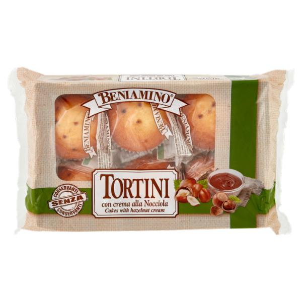 Beniamino Tortini con crema alla Nocciola 6 x 41,7 g