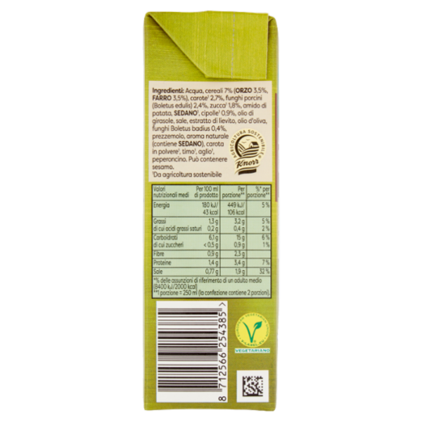 Knorr Zuppa Boscaiola con Cereali, Zucca e Porcini 500 ml