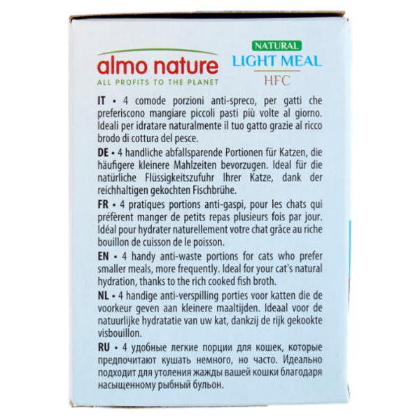 almo nature Natural Light Meal HFC Tonno dell'Atlantico 4 x 50 g