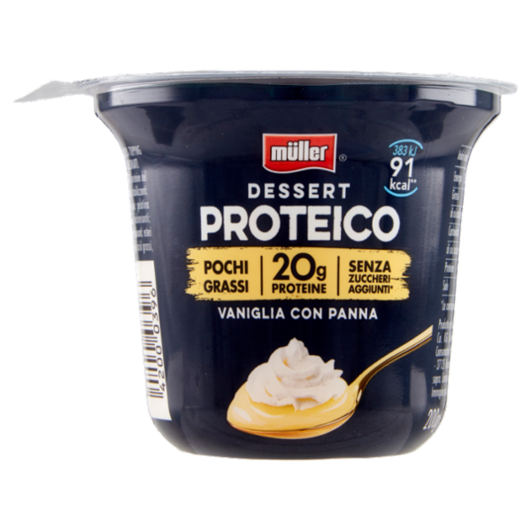 müller Dessert Proteico Vaniglia con Panna 200 g