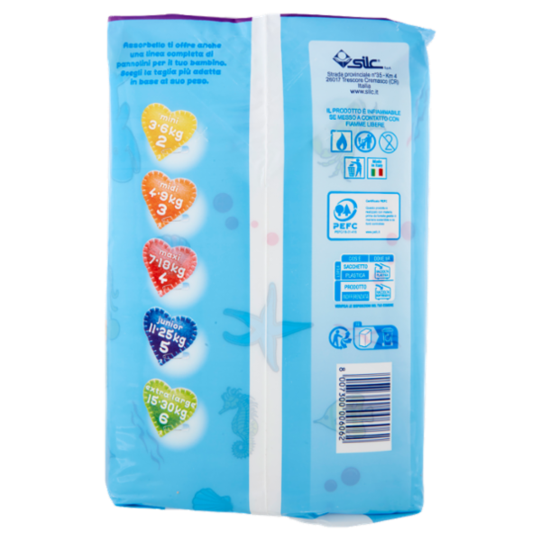 Assorbello Up telini igienici multiuso 60x60 cm 10 pz