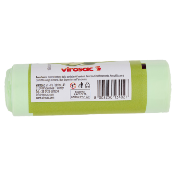 virosac nodybag Sacchi Rifiuti Profumati Mela 52x70cm 35 litri 15 pz