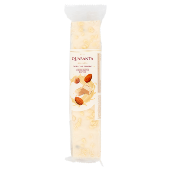 Quaranta Torrone Tenero Cioccolato Bianco 100 g