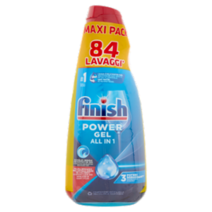 Finish Power Gel Fresh 2 x 42 Lavaggi Liquido Lavastoviglie 2 x 940 Ml