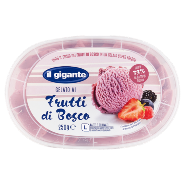 IL GIGANTE Gelato ai Frutti di Bosco 250 g