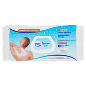 Fresh & Clean Personal Care Maxi Salviette Umidificate Igiene Quotidiana Del Corpo 40 Pz