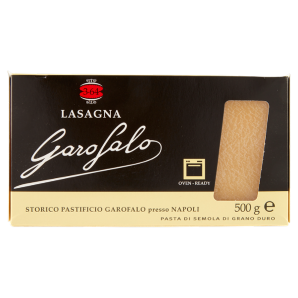 Garofalo Lasagna 3-64 Pasta di Semola di Grano Duro 500 g