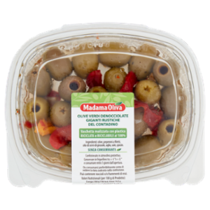 Madama Oliva Olive Verdi Denocciolate Giganti Rustiche Del Contadino 200 g