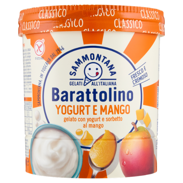 Sammontana Barattolino Classico Yogurt e Mango 500 g