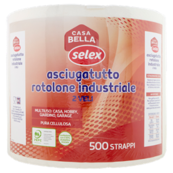 Selex Casa Bella Asciugatutto 2 Veli Bobina 500 Strappi