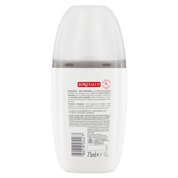 Borotalco Invisibile Deo Vapo No Gas 75 ml