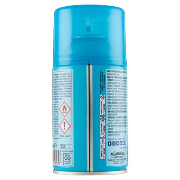 Strabilia Millefleurs Deodorante Ambiente Brezza Marina Ricarica 250 ml