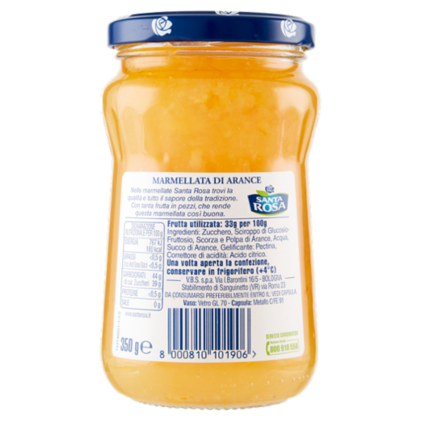 Santa Rosa Confettura Arance 350 g