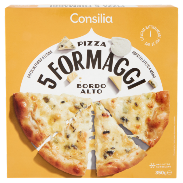 Consilia Pizza 5 Formaggi Surgelata 350 g