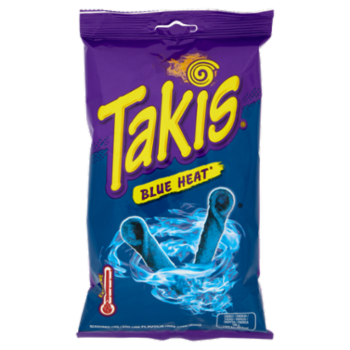 Takis Blue Heat Seasoned Chili And Lime Flavour Fried Corn Snack 100 g