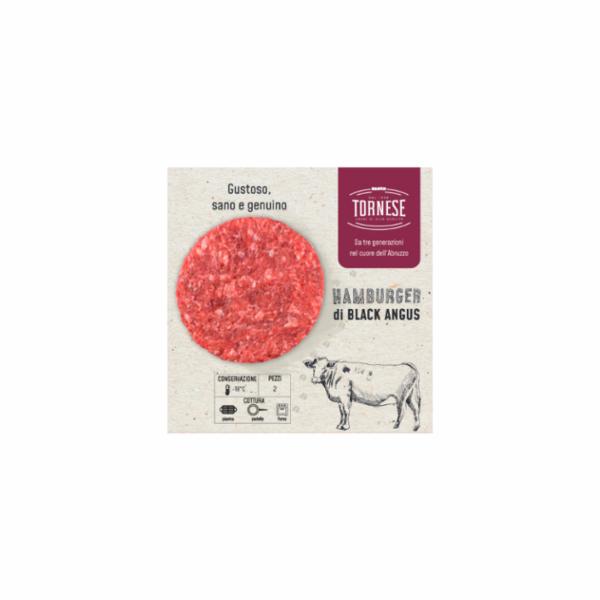 Tornese Hamburger di Black Angus Congelato 400 g