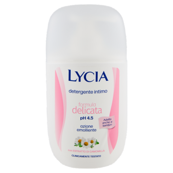 Lycia detergente intimo formula delicata pH 4.5 con Estratto di Camomilla 200 ml