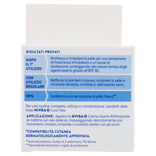 Nivea Crema Giorno Rinfrescante SPF 30 Pelle Normale 50 ml