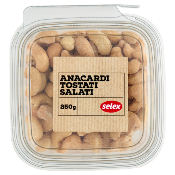 Selex Frutta Secca Anacardi Tostati Salati 250 g