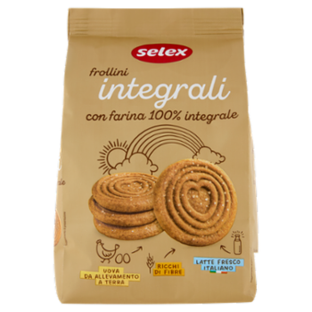 Selex Frollini Integrali Con Farina 100% Integrale 350 g