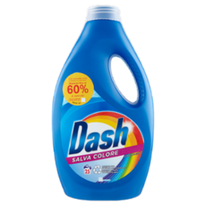Dash Detersivo Liquido Lavatrice, Salvacolore, 25 Lavaggi 1250 Ml
