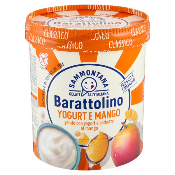 Sammontana Barattolino Classico Yogurt e Mango 500 g