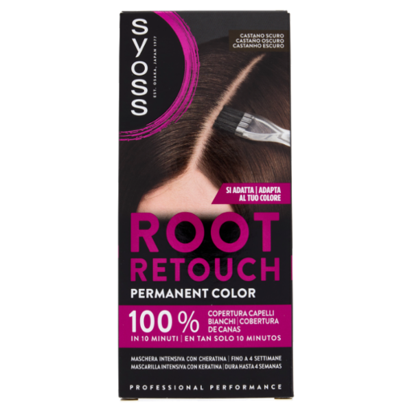 Syoss Root Retouch Permanent Color Castano Scuro