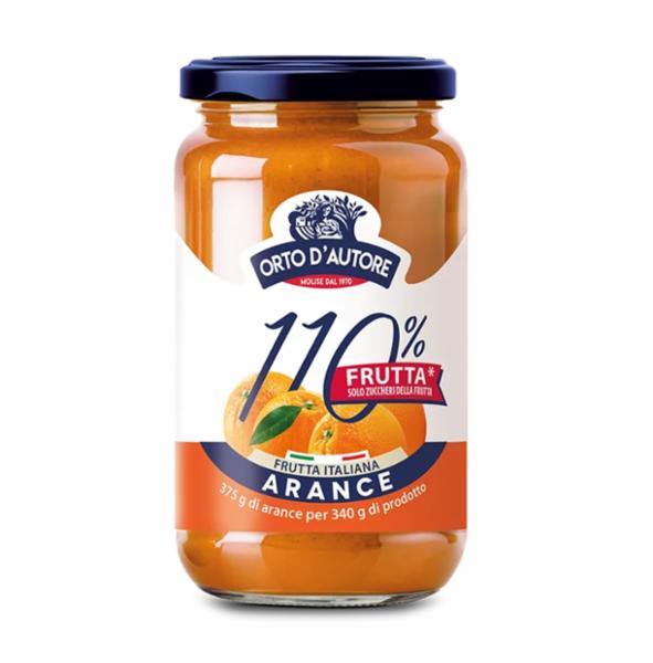 PREPARATO DI ARANCE 110% FRUTTA ITALIANA ORTO D'AUTORE GR.340