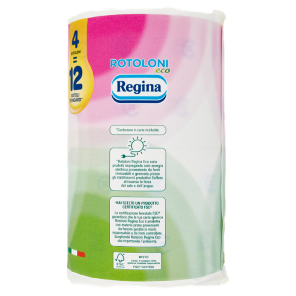 Rotoloni Regina Eco carta igienica 4 rotoli