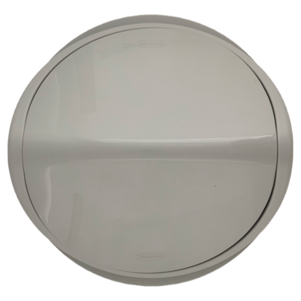 Selex Pattumiera Basculante Azzurra con Coperchio Grigio 45 L