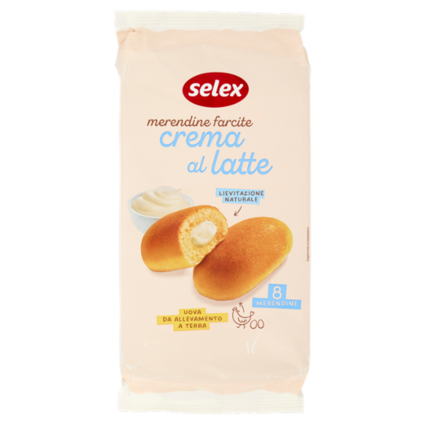 Selex Merendine con Crema al Latte 8x35 g