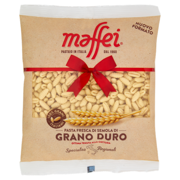 maffei Pasta Fresca di Semola di Grano Duro Gnocchetti Sardi N°6 450 g