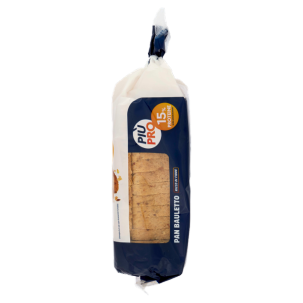 Piùpro Pan Bauletto ad Alto Contenuto di Proteine a Fette 400 g