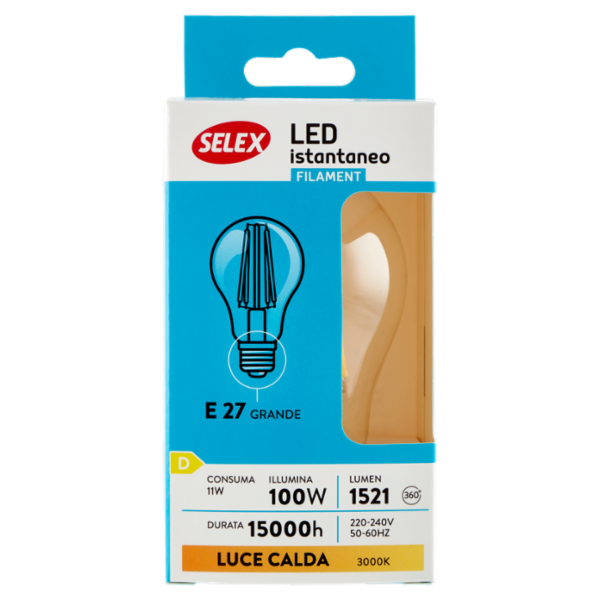 Selex Lampadina Led SMD Goccia E27 11W