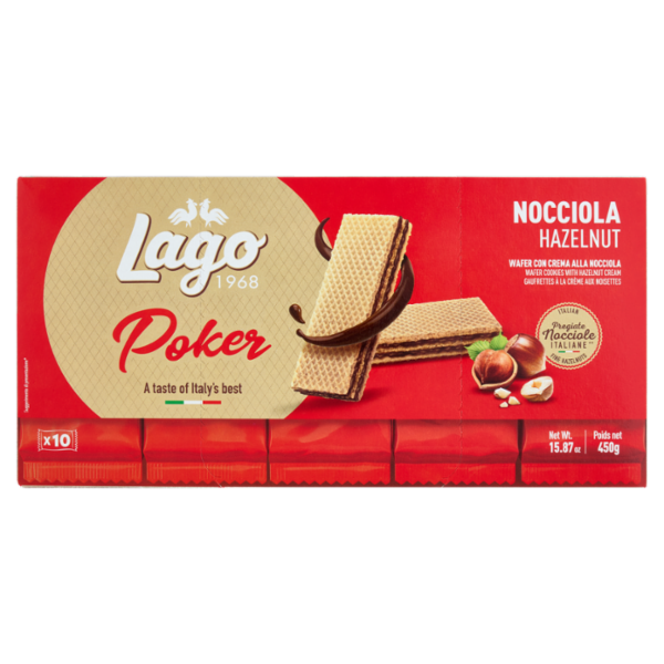 Lago Poker Nocciola 10 x 45 g