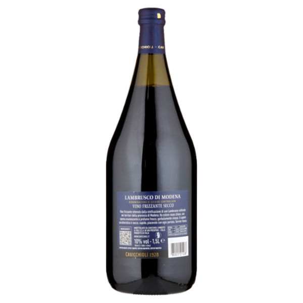 Cavicchioli 1928 Lambrusco di Modena DOC Vino Frizzante Secco 1,5 L